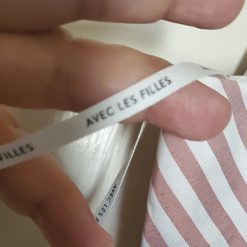 Avec Les Filles Pink and White Striped Dress - Picture 6 of 10